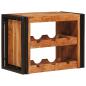 Preview: ARDEBO.de - Weinregal Braun 60 x 45 x 33 cm Massivholz Akazie