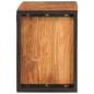 Preview: Weinregal Braun 60 x 45 x 33 cm Massivholz Akazie