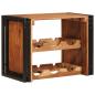 Preview: Weinregal Braun 60 x 45 x 33 cm Massivholz Akazie