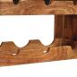 Preview: Weinregal Braun 60 x 45 x 33 cm Massivholz Akazie