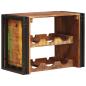 Preview: Weinregal Braun 60 x 45 x 33 cm Massives Altholz