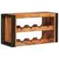 Preview: ARDEBO.de - Weinregal Braun 80 x 45 x 33 cm Massivholz Akazie