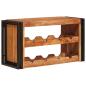 Preview: Weinregal Braun 80 x 45 x 33 cm Massivholz Akazie