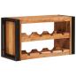 Preview: Weinregal Braun 80 x 45 x 33 cm Massivholz Akazie