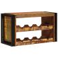 Preview: ARDEBO.de - Weinregal Braun 80 x 45 x 33 cm Massives Altholz