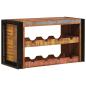 Preview: Weinregal Braun 80 x 45 x 33 cm Massives Altholz