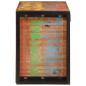 Preview: Weinregal Braun 80 x 45 x 33 cm Massives Altholz