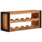 Preview: Weinregal Braun 100 x 45 x 33 cm Massivholz Akazie