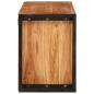 Preview: Weinregal Braun 100 x 45 x 33 cm Massivholz Akazie