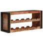 Preview: Weinregal Braun 100 x 45 x 33 cm Massives Altholz
