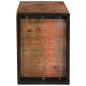 Preview: Weinregal Braun 100 x 45 x 33 cm Massives Altholz