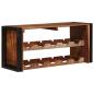 Preview: Weinregal Braun 100 x 45 x 33 cm Massives Altholz