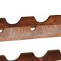 Preview: Weinregal Braun 100 x 45 x 33 cm Massives Altholz