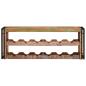 Preview: Weinregal Braun 120 x 45 x 33 cm Massives Altholz