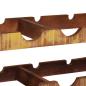 Preview: Weinregal Braun 120 x 45 x 33 cm Massives Altholz