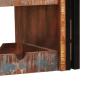Preview: Weinregal Braun 120 x 45 x 33 cm Massives Altholz