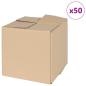Preview: Faltbox mit Speicher 50 Stk. Natur 20 x 20 x 20 cm Karton