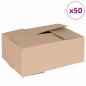 Preview: Faltbox mit Speicher 50 Stk. Natur 25 x 17,5 x 10 cm Karton