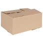 Preview: ARDEBO.de - Faltbox mit Speicher 50 Stk. Natur 30 x 21,5 x 14 cm Karton