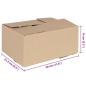 Preview: Faltbox mit Speicher 50 Stk. Natur 30 x 21,5 x 14 cm Karton