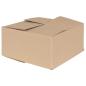 Preview: ARDEBO.de - Faltbox mit Speicher 50 Stk. Natur 30 x 30 x 15 cm Karton