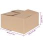 Preview: Faltbox mit Speicher 50 Stk. Natur 30 x 30 x 15 cm Karton