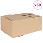 Preview: Faltbox mit Speicher 50 Stk. Natur 35 x 24 x 15 cm Karton