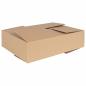 Preview: ARDEBO.de - Faltbox mit Speicher 50 Stk. Natur 40 x 30 x 10 cm Karton