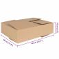 Preview: Faltbox mit Speicher 50 Stk. Natur 40 x 30 x 10 cm Karton
