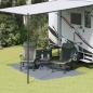 Preview: ARDEBO.de - Zeltteppich Blau und Grau 300 x 200 cm Polyethylen