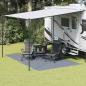 Preview: ARDEBO.de - Zeltteppich Blau und Grau 400 x 250 cm Polyethylen