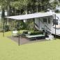 Preview: ARDEBO.de - Zeltteppich Hellgrau 400 x 400 cm Polyethylen