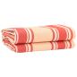 Preview: ARDEBO.de - Markisenersatzstoff Gelb und Orange 1000 x 160 cm Polyester