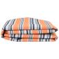 Preview: Markisenersatzstoff Blau und Orange 1000 x 160 cm Polyester