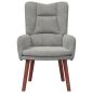 Preview: Sessel Hellgrau 63 x 67 x 94 cm Samt