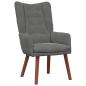 Preview: Sessel Dunkelgrau 63 x 67 x 94 cm Samt