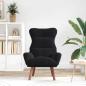 Preview: Sessel Schwarz 69 x 74 x 93 cm Samt