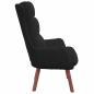 Preview: Sessel Schwarz 69 x 74 x 93 cm Samt