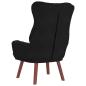 Preview: Sessel Schwarz 69 x 74 x 93 cm Samt