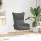 Preview: ARDEBO.de - Sessel Dunkelgrau 69 x 74 x 93 cm Stoff und Sperrholz