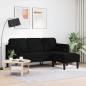 Preview: Sofa Set mit Kissen Schwarz Polyester