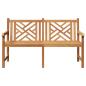 Preview: Gartenbank 150 x 60 x 90 cm Massivholz Teak