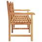 Preview: Gartenbank 150 x 60 x 90 cm Massivholz Teak