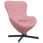 Preview: Eiersessel Rosa 63 x 73 x 90 cm Samt
