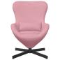 Preview: Eiersessel Rosa 63 x 73 x 90 cm Samt
