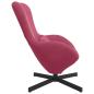 Preview: Eiersessel Weinrot 63 x 73 x 90 cm Samt