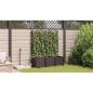 Preview: Garten-Pflanzgefäß 3 stk. Braun 120 x 40 x 143 cm PP