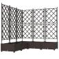 Preview: Garten-Pflanzgefäß 5 stk. Braun 120 x 120 x 125,5 cm PP