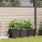 Preview: ARDEBO.de - Garten-Pflanzgefäß 3 Stk. Braun 120 x 40 x 37,5 cm PP