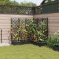 Preview: Garten-Pflanzgefäß 5 stk. Schwarz 120 x 120 x 125,5 cm PP